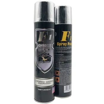 Silver Metal Effect Chrome Spray Lacquer for Lacquering and Polishing