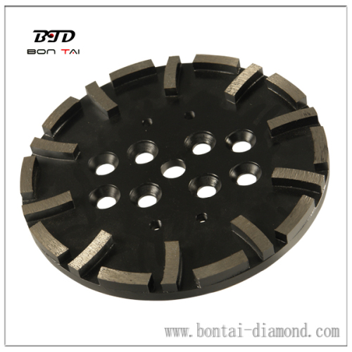 10 inch Diamond Grinding Plate for grinding concrete and masonry surface