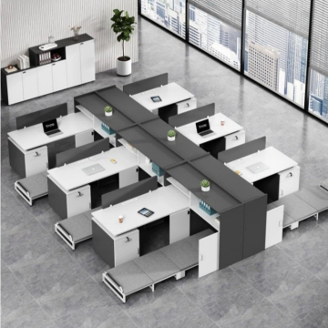 Lunch-Friendly Midday Office Workstation for 4-6 People