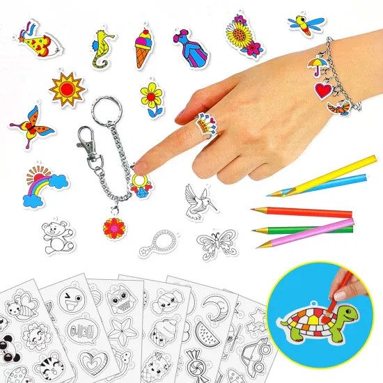 Creative 3D Shrink Art Kit: The Ultimate PET Material Educational Toy for 5-7 Year Olds - Perfect Boxed Kids' Craft Supplies