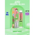 ETH Crystal Bling 6000 Einweg -Vape -Großhandel