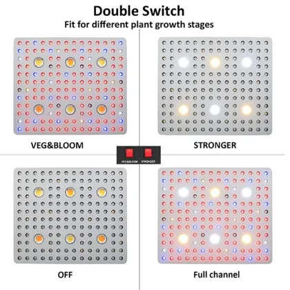 3000w CobLed Grow Lights for 4x4 Tent