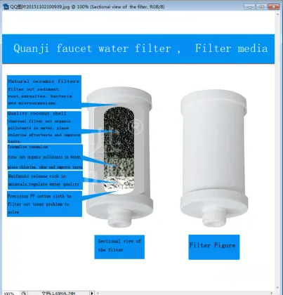 Kitchen water faucet filter , tap water purifier