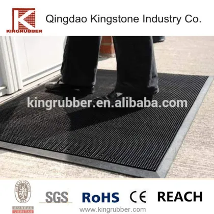 Durable Corporation Heavy Duty Rubber Fingertip Entrance Mat, for Outdoor Areas