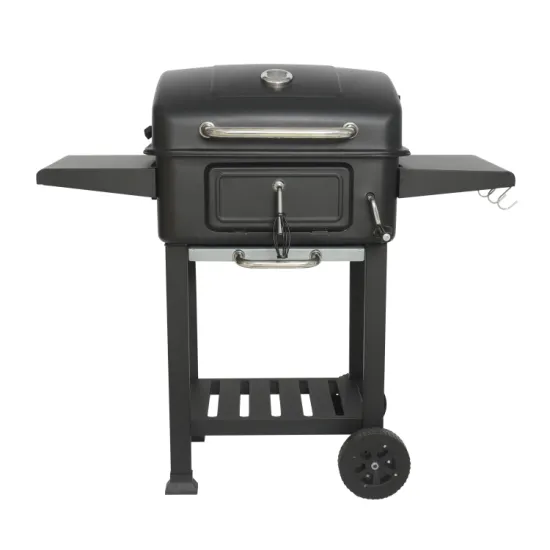 Heavy-Duty BBQ Grill Machine Durable Cast Iron Smoker Barbecue Trolley with Metal Steel Charcoal Powder Coated BBQ Grills