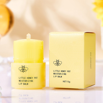 Niedriger Preis Großhandel 13G Little Honey Pot Feuchtigkeitsende Lippenbalsam