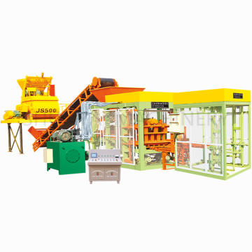 QT4-15 Macchina a blocchi di calcestruzzo automatico in Etiopia