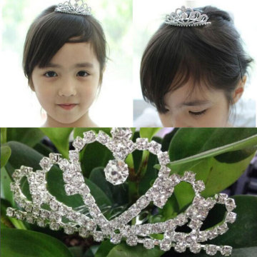 Baby headband lovely diamond crown princess children Hair accessories wholesale