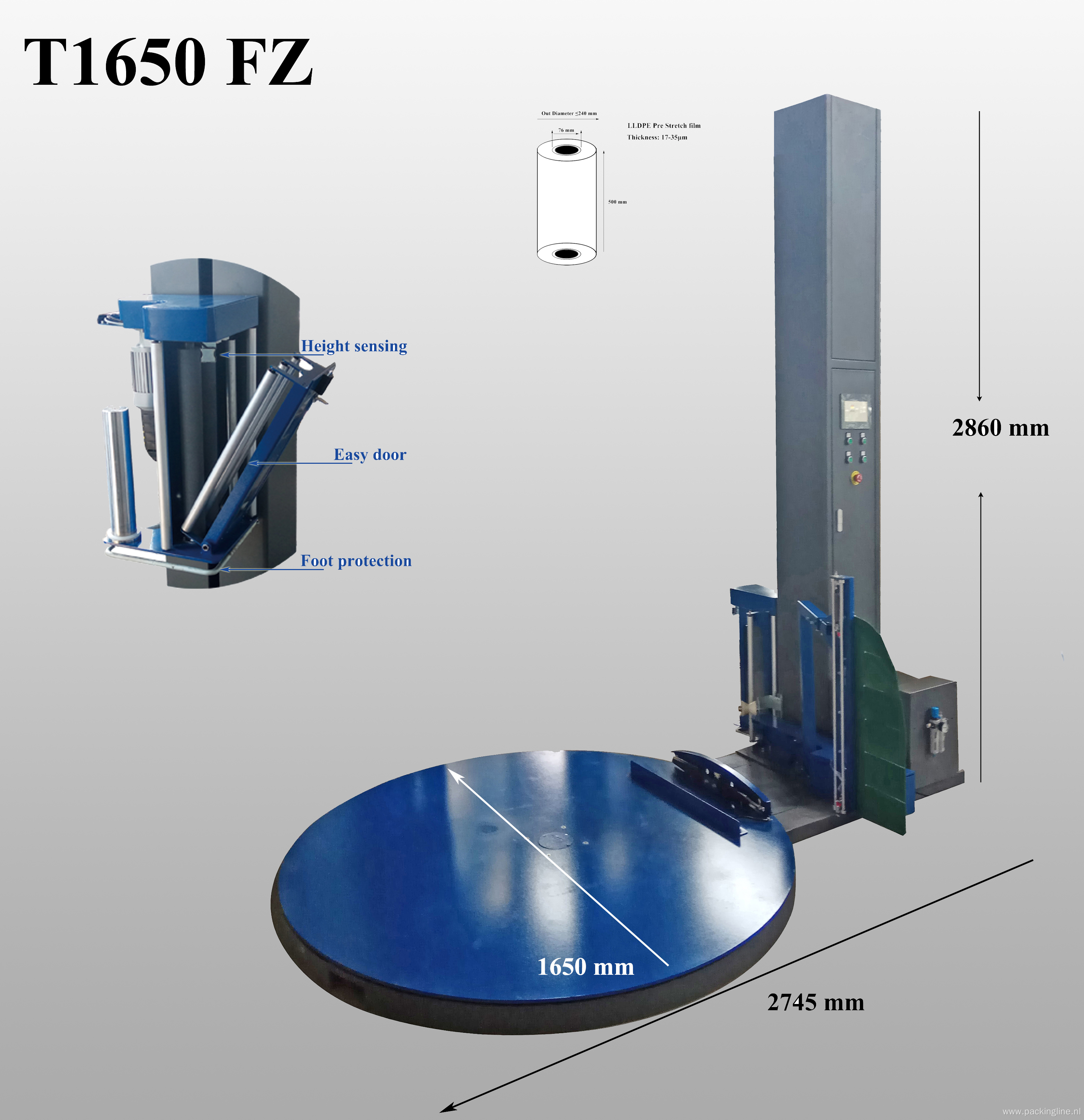 Hot Automatic Pallet Wrapping Machine