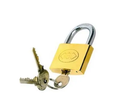 Plated Iron Padlock with Golden Color (J0101)
