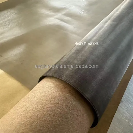 Tungsten Wire Mesh 0.1 Inch Square Hole 50-100 Micron 10-40 Mesh