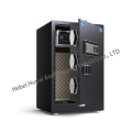 Security Luxurious Leather Interior Fingerprint Safe box