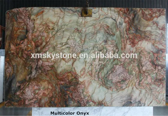 multicolor high quality decorative onyx stone price
