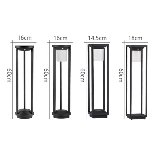 Waterproof Aluminum Solar Lamparas for Outdoor Lawn and Garden LED Lights