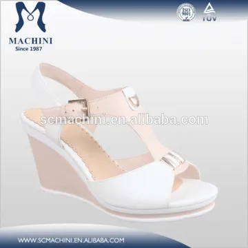 2015 Light wedge sheepskin ladies summer sandals