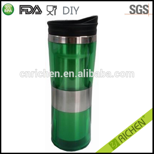 Food Grade 14oz Clear Plastic Mug with lid