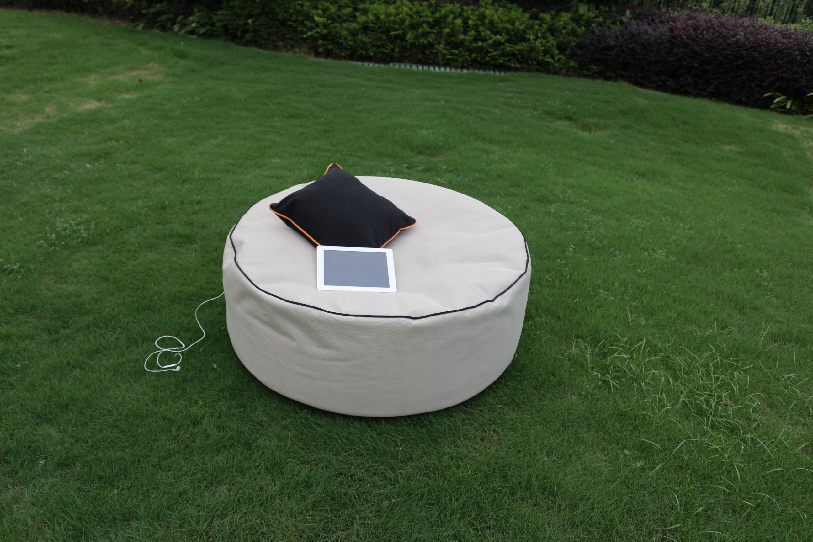 Modern appearance mould proof bean bag pouf garden furniture