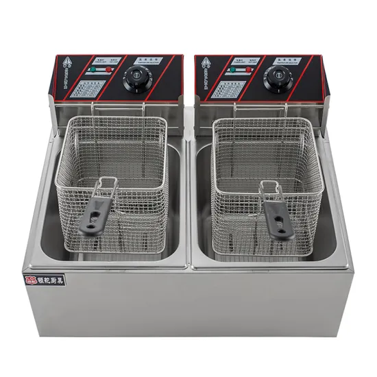 general 8L dual cylinder electric deep fryer