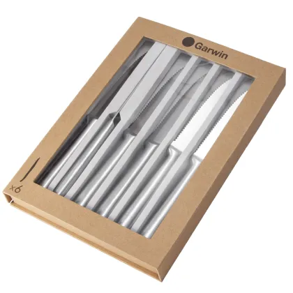 Garwin s/s steak knives with hollow handle