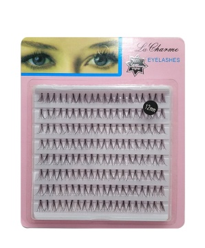 Top Quality 25mm Mink Black Fan Eyelash Extensions for Long Eyelashes