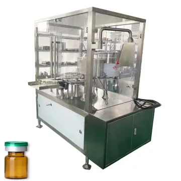 Automatic Aluminum Cap Sealing Machine for Sterile Glass Vial Filling Capping Machine Line