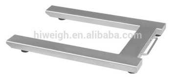 stainless steel 2000Kg pallet scale transpallet scale transpaleta pesadora
