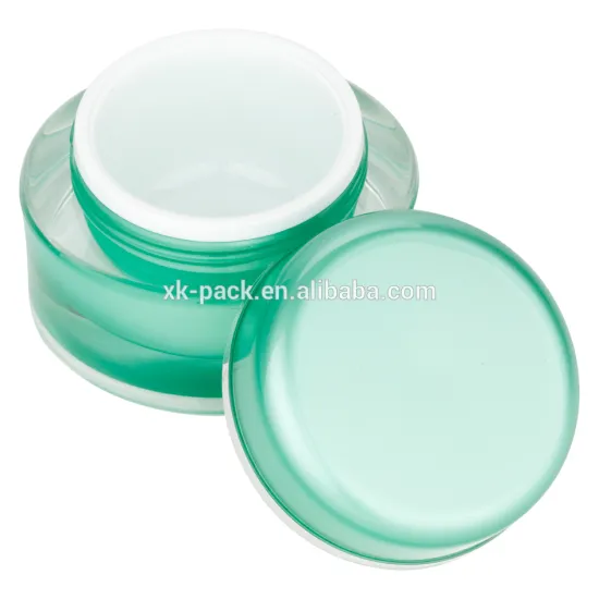 chinese oval cosmetic cream jar