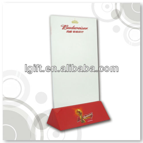 Plastic Menu Holder,Menu Stand for Restaurant