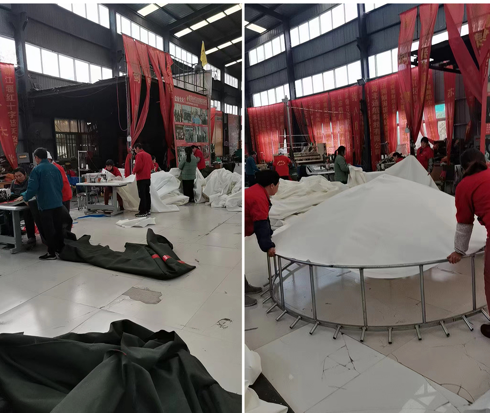 Processing And Making Mongolian Yurts