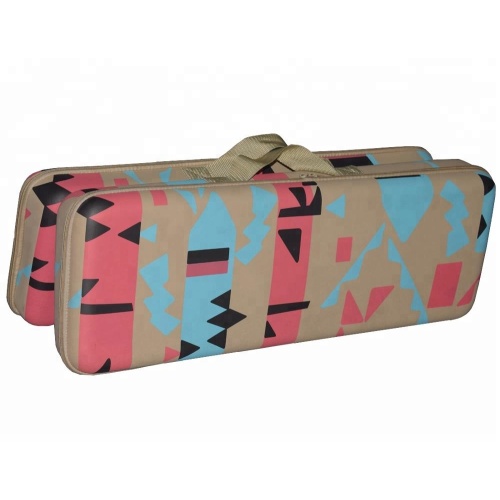 Colorful personalized eva zipper storage case slim thermoformed eva case for violin