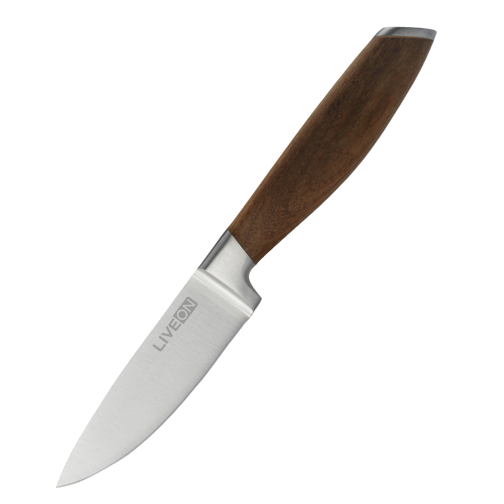 3.5 INCH PARING KNIFE WITH WALNUT HANDLE