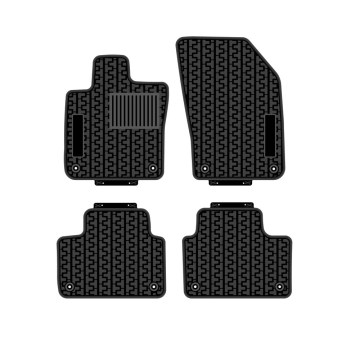All weather used waterproof fireproof high qualtity latex/pvc/rubber Car Floor Mats fit for V60 2018+