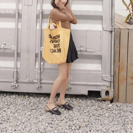 Stylish Women Reusable Customized Tote Bag For Travel