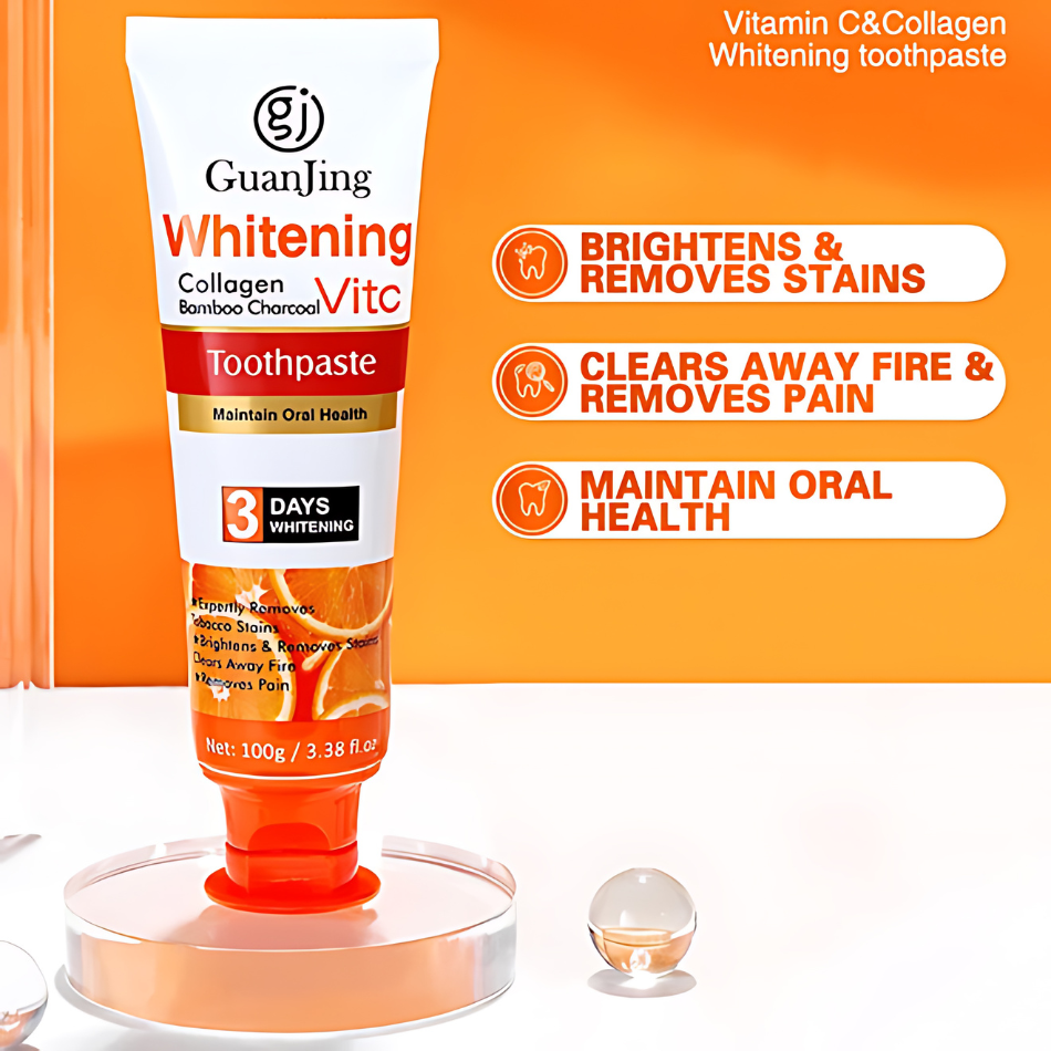 Vitamin C Whitening Toothpaste 2 Png