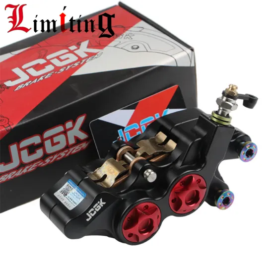 Universal 40mm JCGK Motorcycle Brake Calipers 4 pistons CNC Scooter Disc brake caliper for Honda Suzuki Yamaha BMW Ducati Harley