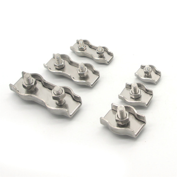 Stainless steel fitting simplex wire rope clip