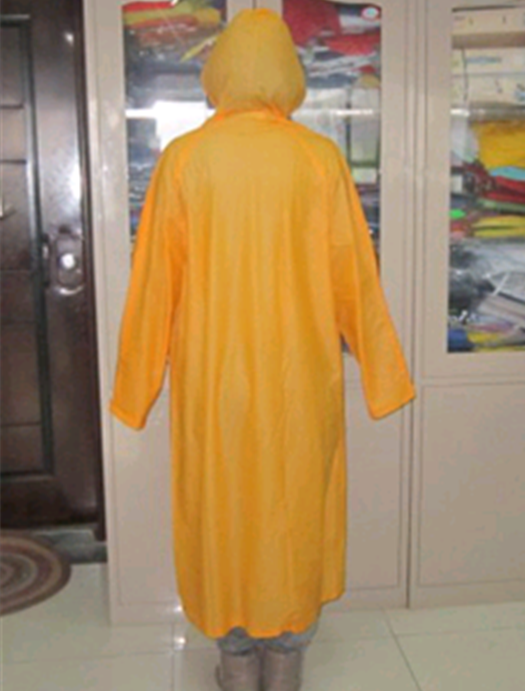 PVC raincoat one color without logo