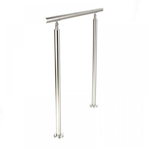 Free Declination Stainless Steel Wall Mount Steps Handrails