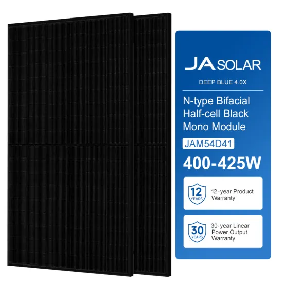 Complete 400W to 425W All Black Ja Solar Panels Kit: High-Efficiency Photovoltaic System