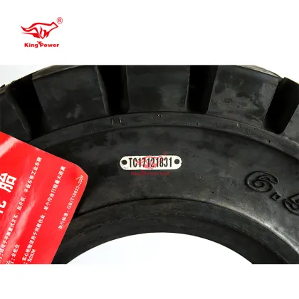 Kingpower High Quality NR Material Solid Rubber Tires 8 Inch Forklift Tires 23*9-10