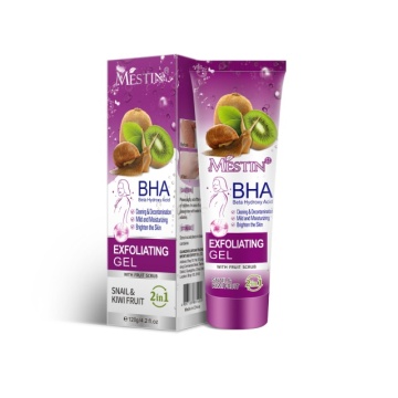 MESTIN Private Label Fruit Whitening Snail Kiwi Exfoliating Body Scrub