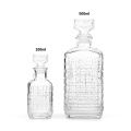 Crystal Square Wine Bottle Glassy Decanter