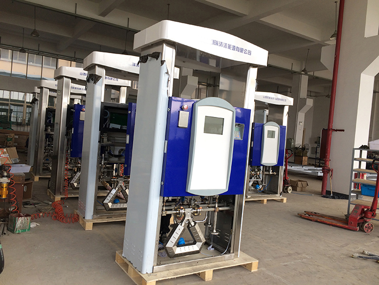 CNG LNG dispenser mass flow meter