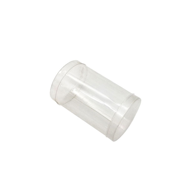 OEM round tube transparent lid plastic cylinder box