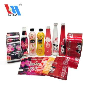 PVC Shrink Sleeve Label For Bottle Packaging