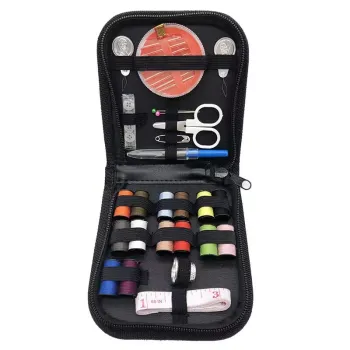 Professional Leather Sewing Kit Bag - Durable Portable Crochet Home Sewing Kit Set for Travel