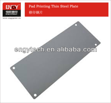 Pad printing thin steel cliche plate for pad printer machine