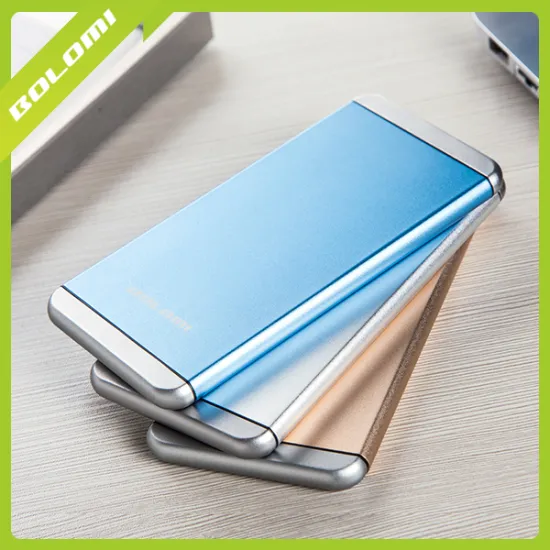 2016 Newest ultra thin mobile power bank , High quality polymer battery 5000mah power bank