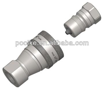 Stainless Steel hydraulic quick couplings--KZF Series