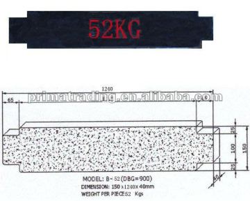 Elevator Counterweight blocks(52KG)